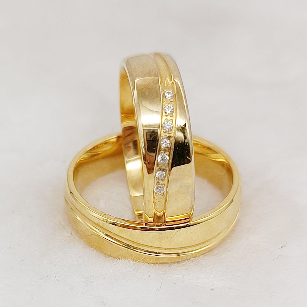 Titanium Steel Ring - Мужские и женские обручальные кольца с