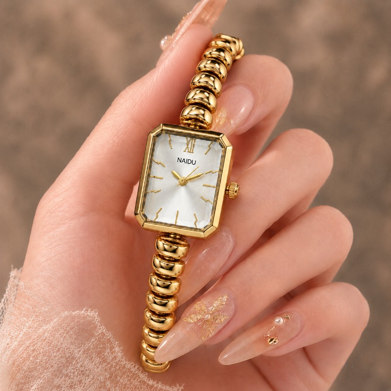 Jewelry Clasp Watches - Золотые часы NAIDU для женщин, миниатюрные
