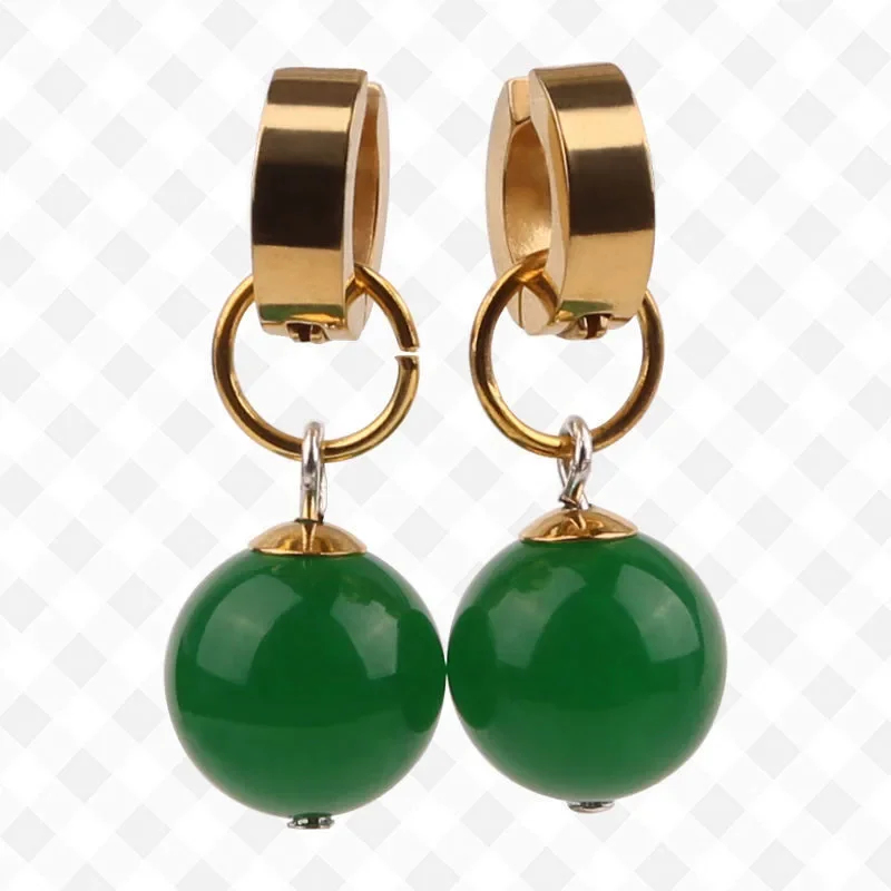 Drop Earrings - Серьги Vegetto Potara 2026, черные, с