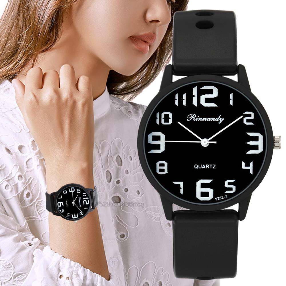 High Jewelry Watches - Женские модные силиконовые часы, комплект минималистичных