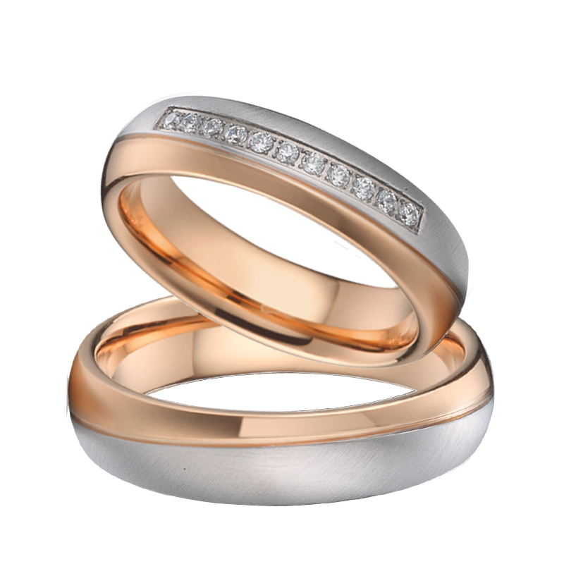 Titanium Steel Ring - Дизайнерские обручальные кольца ручной работы с