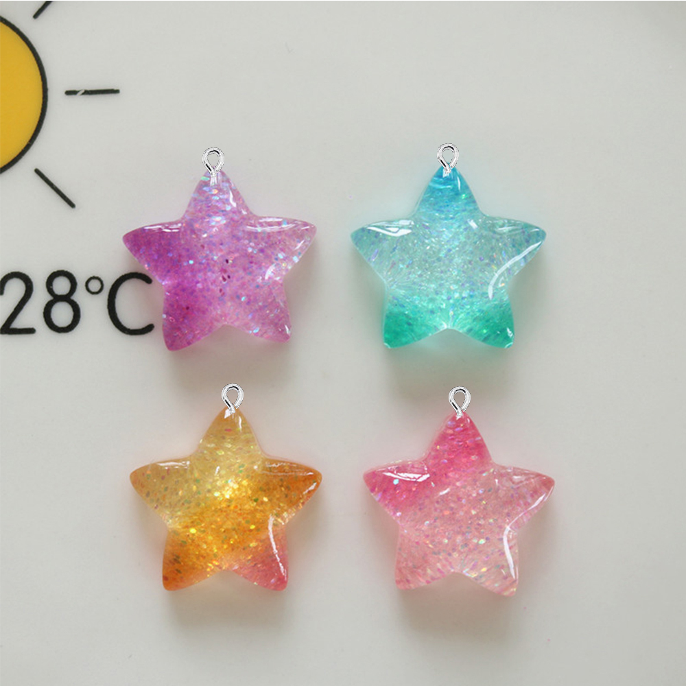 Moon Star Earrings - 10 шт., подвески для сережек и