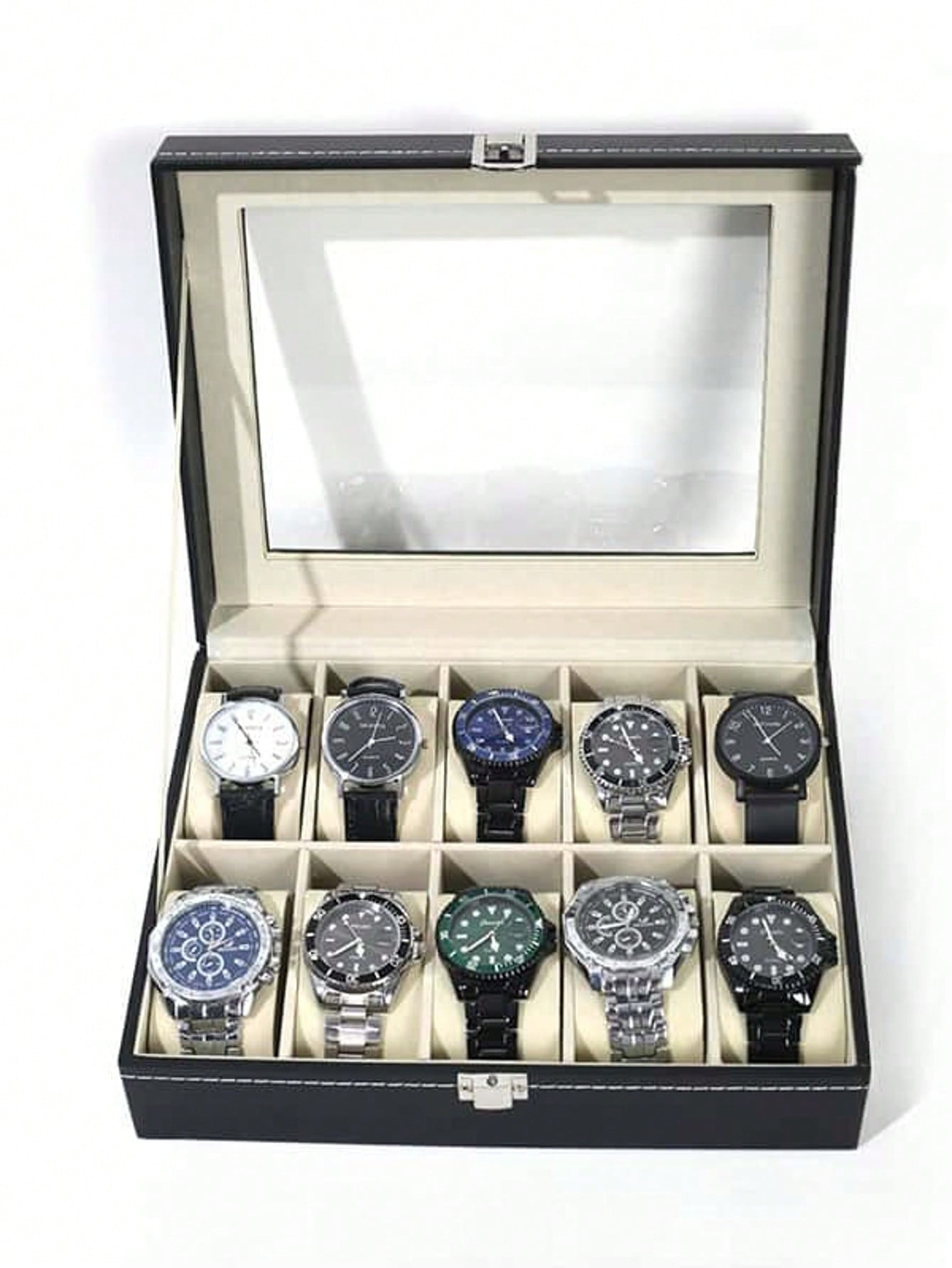 High Jewelry Watches - Кожаная шкатулка для часов с замком,