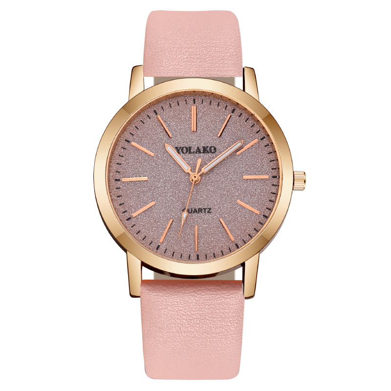 High Jewelry Watches - Модные женские кварцевые часы с кожаным