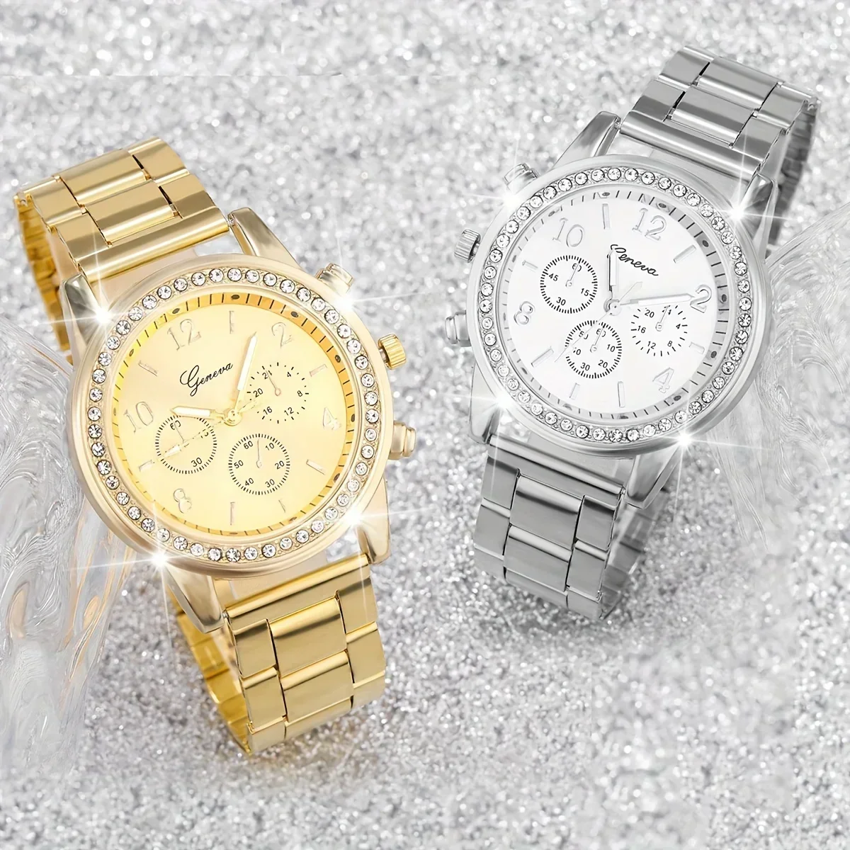 Jewelry Clasp Watches - Элегантный женский кварцевый комплект часов и