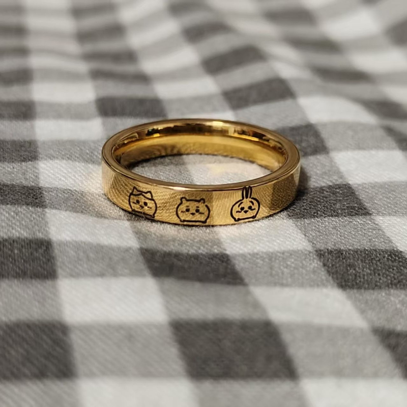 Аниме-кольцо «Кавайный Чиикава – обзор и цена Titanium Steel Ring