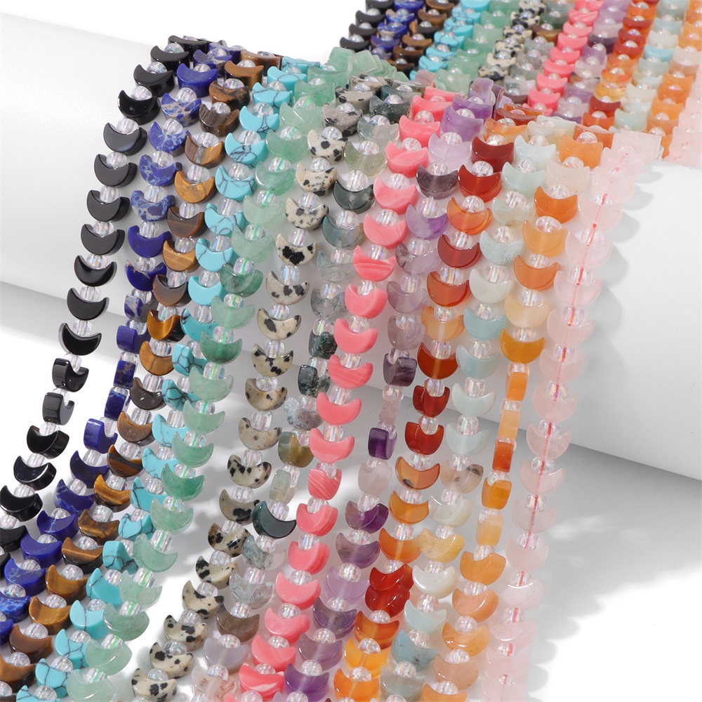 7-8 мм натуральный камень буси – обзор и цена Moon Star Earrings