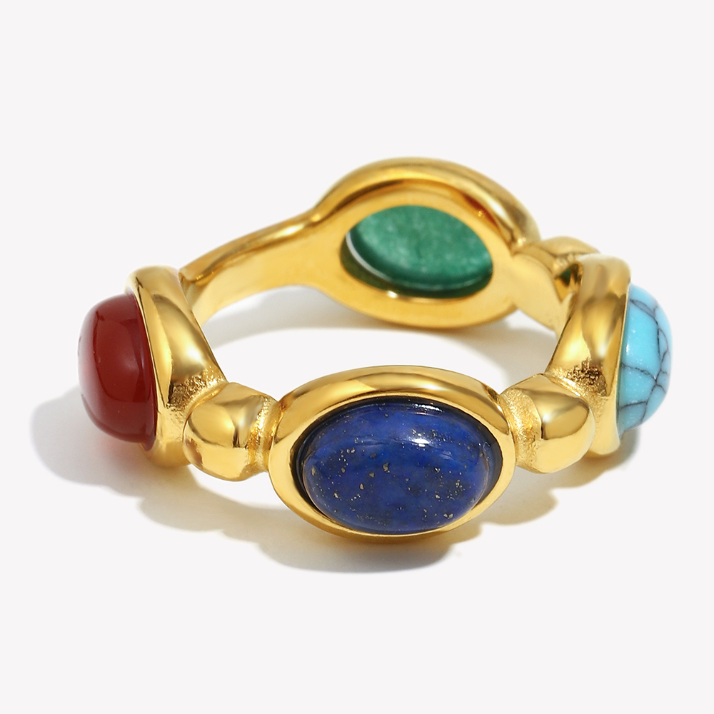 4 цвета, натуральный камень, л – обзор и цена Turquoise Stone Ring