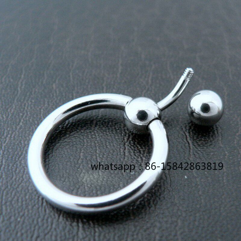 Кольцо для пирсинга в форме гл – обзор и цена Titanium Steel Ring
