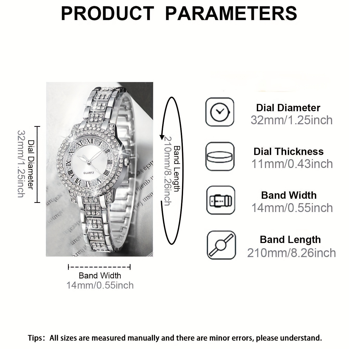 Набор из 6 предметов: женские  – обзор и цена Jewelry Clasp Watches