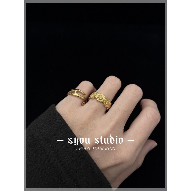 Ретро-кольцо для пары с подсол – обзор и цена Titanium Steel Ring