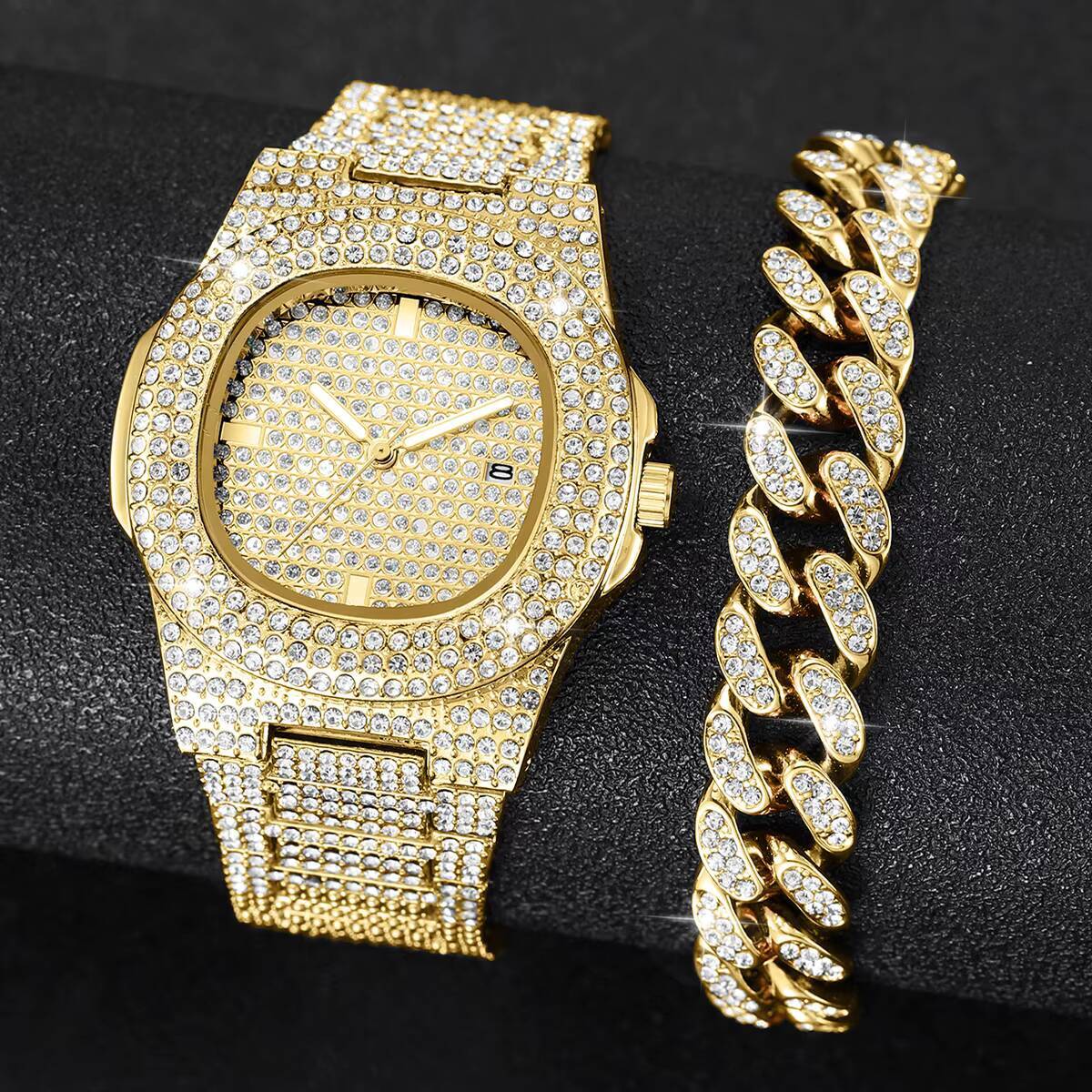 1/2/3 шт. Модные мужские часы  – обзор и цена Jewelry Clasp Watches