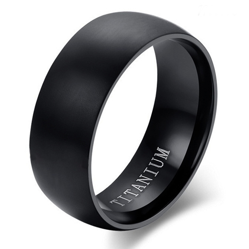 Классическое мужское кольцо из – обзор и цена Titanium Steel Ring