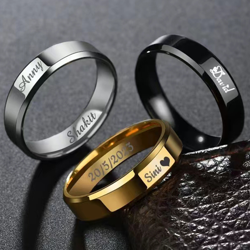 Кольца по индивидуальному зака – обзор и цена Titanium Steel Ring