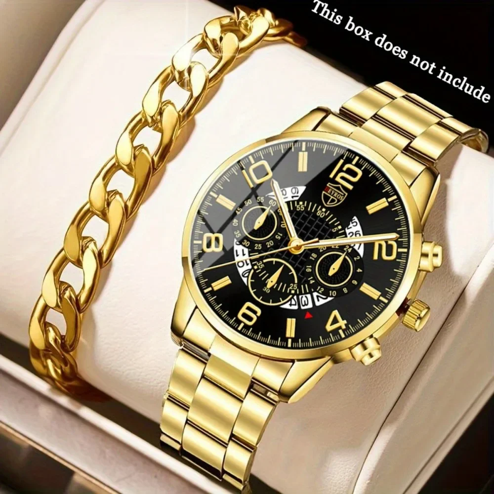 4 шт./компл. мужские повседнев – обзор и цена Jewelry Clasp Watches