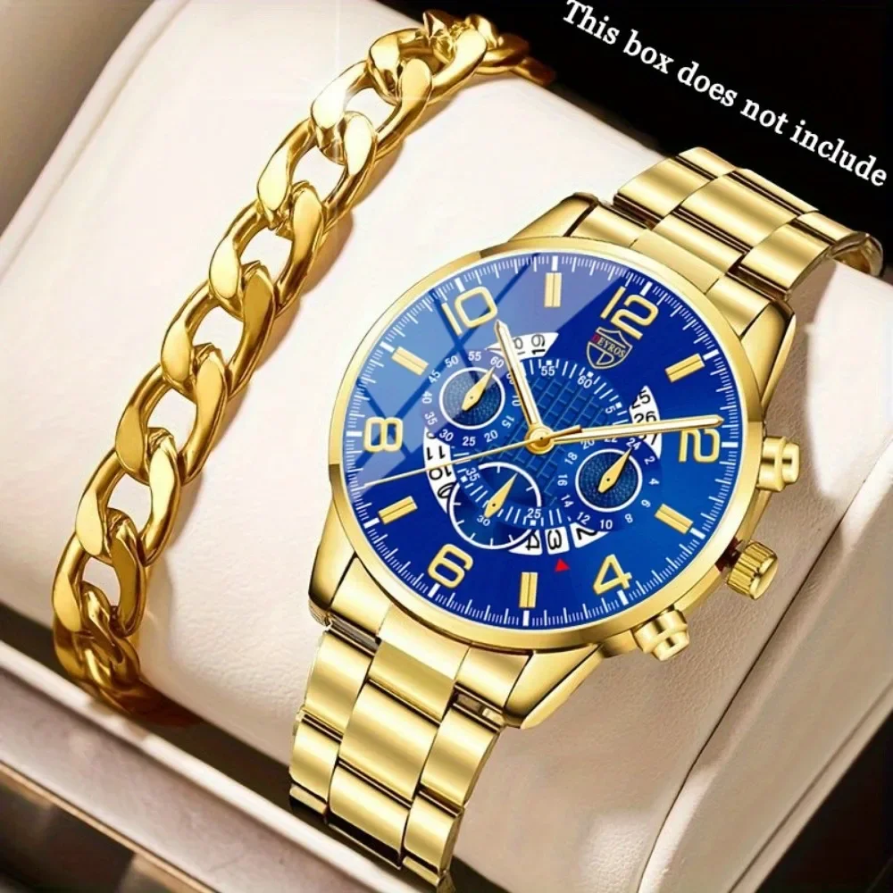 4 шт./компл. мужские повседнев – обзор и цена Jewelry Clasp Watches